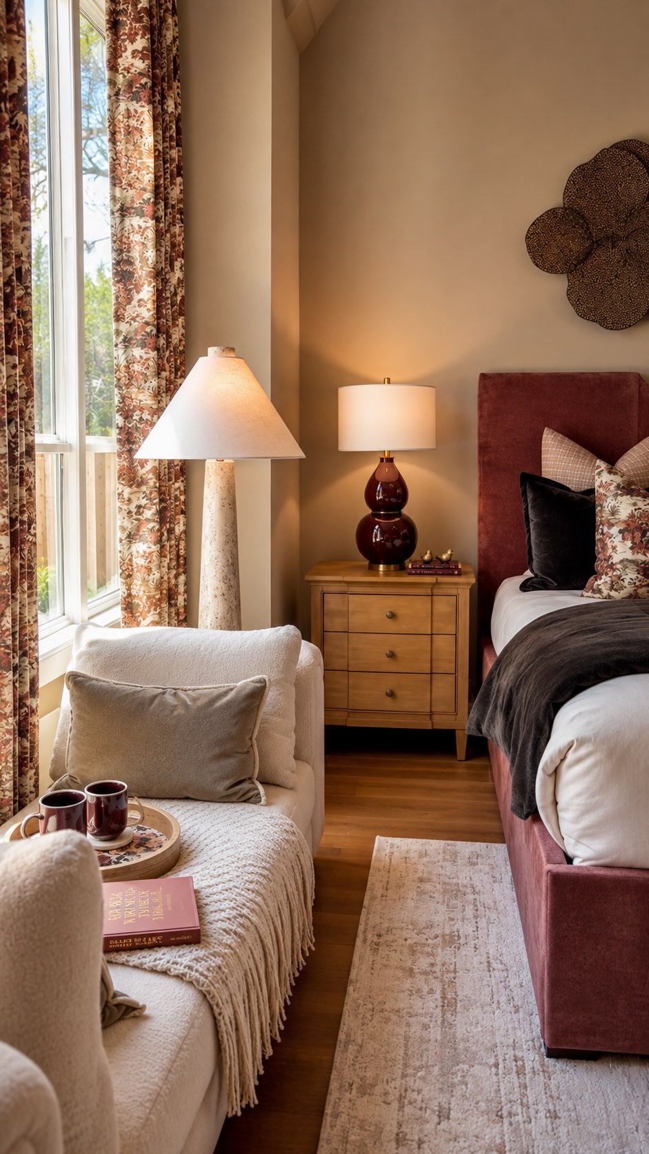 Consider this your invitation to slow down and stay awhile. ☕️🤍Our latest model home for @highlandhomestx is layered in a warm, cozy palette with comfortable spaces designed for simply enjoying home. From the primary sitting area and home office to the media room and patio, there’s no shortage of inviting spots to curl up with your morning coffee.The hardest decision might just be choosing your favorite.So, where are you having your first cup—primary suite, office, media room, or patio? ☕️